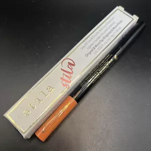Black intenso/mai Tai ~ Stila Stay All Day Eyeliner liquido a doppia estremità micro punta - Foto 1 di 10