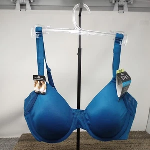 Bali Women's 36B Smoothing Foam Cups Underwire DF6548 DP6 Blue Oasis NWT - Picture 1 of 7