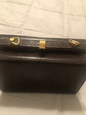 Bolso de mano vintage Saks Fifth Avenue pequeño damas LIGART usado en excelente estado sin correa/cadena Foto 1 de 4