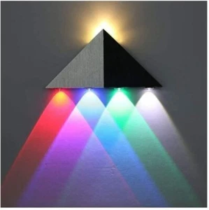 5W LED Wall Lights Up-Down Wall Lamps Triangle Indoor Modern Lamp Sconce Light - Picture 1 of 13