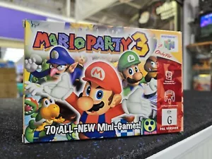 N64 Nintendo 64 MARIO PARTY 3! VERY RARE! COMPLETE! FREE LOCAL POSTAGE! - Picture 1 of 7