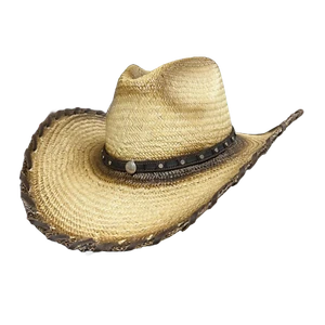 Austin Handmade Hats Natural Western Straw Hat 05-1033 - Picture 1 of 5