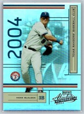 2004  Playoff Absolute Memorabilia #189 Hank Blalock 0687/1349