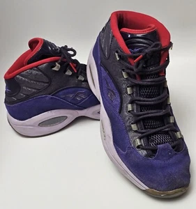 Pre-owned Men's Reebok Question Mid Ghost Of Christmas Future Shoes Size 14 - Picture 1 of 6