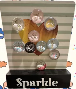 Sparkle 11 X 7 Magnetic Board With Magnets - Picture 1 of 3