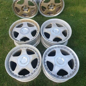 SSR Koenig 17x8&9 - 5x114.3 JDM 3 pezzi cerchio diviso Nissan Toyota Lexus - Foto 1 di 24