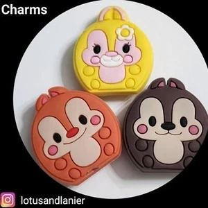 Shoe Charms "Disney Chip, Dale & Clarice Set of 3 - Picture 1 of 2