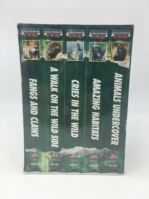 Animals in The Wild - Medacy Entertainment (5 Pack Video, VHS) - Sealed - Image 1 of 4