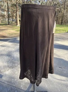 TanJay braun Boucle Rock Größe 16 neu mit Etikett - Bild 1 von 14