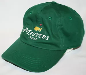Cappellino golf Masters Augusta National 2015 verde fibbia ottone regolabile mai indossato! - Foto 1 di 6