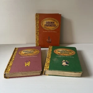 Little Golden Book Library Set Fairy Tales World Favorites VINTAGE 1969 - Picture 1 of 24