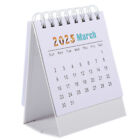 2023-2024 Mini Desk Calendar Monthly Notepad Planner White