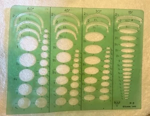 Pickett Modello di Disegno 1262 Modello Ellissi - Foto 1 di 1