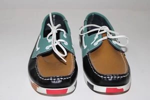 Aagoola Men's Loafer Size 40 UK Multicolored Boat Loafer Shoes Check measurement - Picture 1 of 8