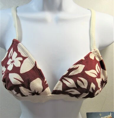 Traje de baño Top Newport News Sun Streak para mujer talla 12 floral hawaiano nuevo Foto 1 de 4