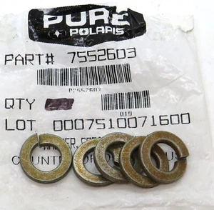 7552603 Arandelas Polaris Spring Lock (juego de 5) para muchas motos de nieve ATVs SXSs - Imagen 1 de 1