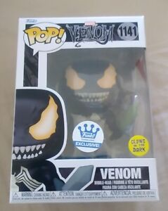 Exclusive Funko POP! Venom with Mjolnir & Sword #1141  (GITD)