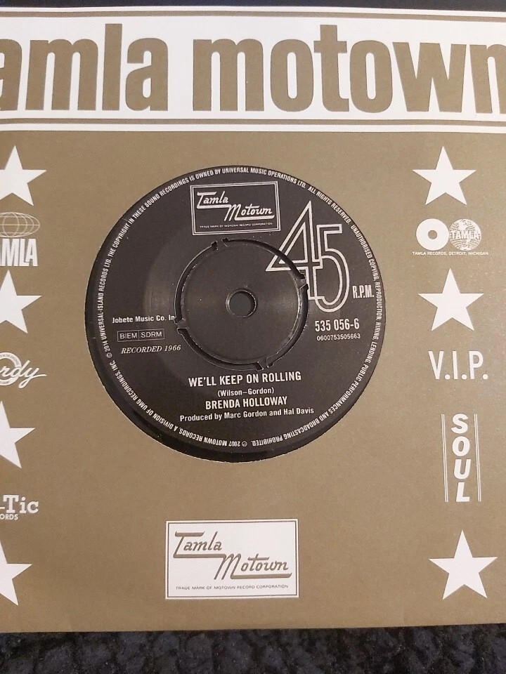 The Temptations - Angel Doll / Brenda Holloway - We’ll Keep On Rolling - Mint - Image 1 of 1