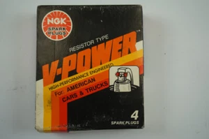 NGK V POWER SPARK PLUGS PACK OF 4 XR45 #4536 NOS - Picture 1 of 4