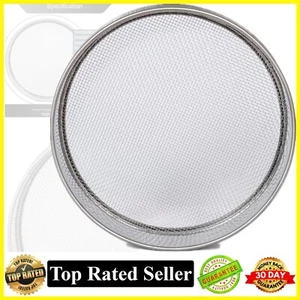 Garden Soil Sifter 10" Sifting Pan Sieve for Sand Rocks Dirt Compost 1/8”Mesh - Picture 1 of 7