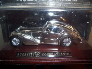COCHE PLATEADO SDR04 BUGATTI 57SC CUPÉ 1:43 ALTAYA JOYA - Imagen 1 de 1