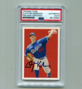 2006 Bowman Heritage #BHP85 Clayton Kershaw Signed Rookie Dodgers PSA DNA Auto - Picture 1 of 1