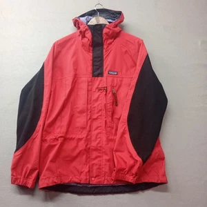 Patagonia Triolet Jacket 83503 Mens Medium Red Black Raincoat - Picture 1 of 23