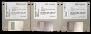 Microsoft MS-DOS 6.0 Operating System Upgrade - Vintage 3.5" 1.44MB Disk - Picture 1 of 2