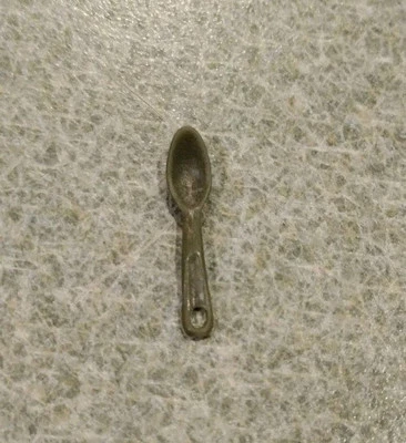 1960's Auth/Orig Marx Johnny West Stony Paratrooper Mess Kit Spoon Nice Intact - Image 1 of 2