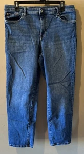 Chaps Jeans Damen Blau Denim Slim Boyfriend Stretch Jeans Gr. 10 - Bild 1 von 11