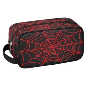 Bolsa de Aseo de Viaje Telaraña Negra, Niños, Hombres, Impermeable Colgante Dopp Kit - Imagen 1 de 7