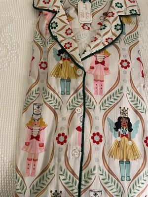 Nuevo con etiquetas Jaye’s Studio/Paisley & Dot Navidad Estampado Pijama Conjunto Pantalón Mujer Talla XL Foto 1 de 4