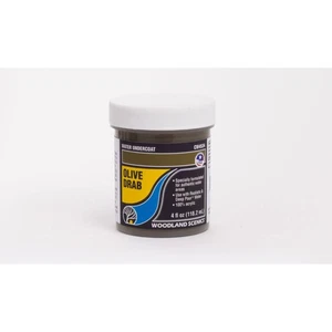 Woodland Scenics CW4534 Water Under-Coat, Olive Drab - Picture 1 of 1