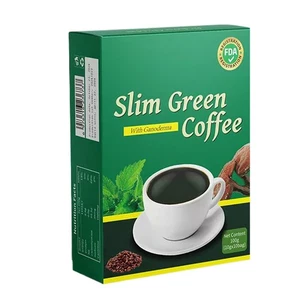 Caffè Verde Slim con Ganoderma Controllo Peso Detox Tè Bustine Pesi - Foto 1 di 12