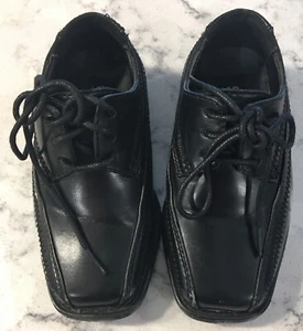 STACY ADAMS BOYS SIZE 6M * BOWMAN * BLACK DRESS SHOES 41250I-01 - Picture 1 of 9