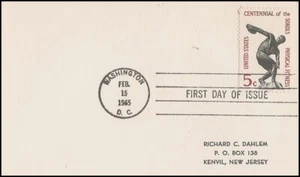 USA4 #1262 ADDR FIRST DAY CARD FDC Physical Fitness - Sokol - Picture 1 of 1