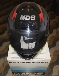 Casco MDS integrale donna tg 56 S Blast nero viola giallo - Foto 1 di 4