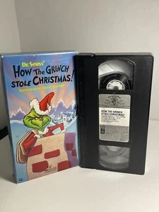 How the Grinch Stole Christmas VHS, 1996, Dr. Seuss, Boris Karloff VG Tested - Imagen 1 de 5