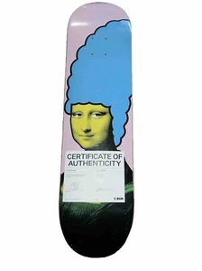 Mazo de patineta grande Nick Walker Mona Simpson edición limitada raro certificado de autenticidad 94/100 - Imagen 1 de 4