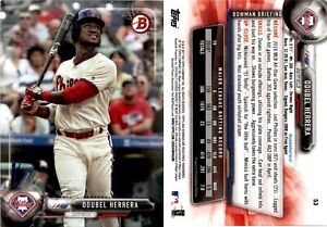 2017 Bowman Baseball Card #53 ODUBEL HERRERA PHILADELPHIA PHILLIES