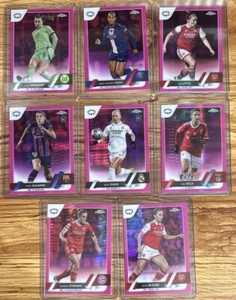 2022-23 Topps Chrome UEFA Women's Pick Your Player PINK Prism Parallels /199
