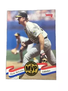 1993 Donruss MVP #MVP-19 Mark McGwire ATLETICA spedizione veloce - Foto 1 di 2