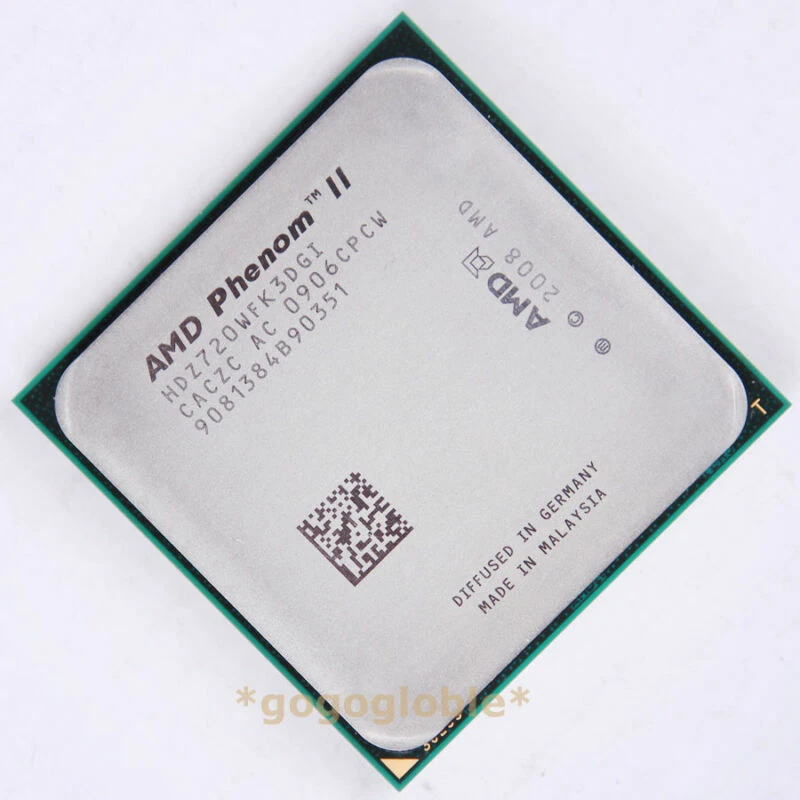 Working AMD Phenom II X3 720 2.8 GHz HDZ720WFK3DGI 4000 MHz CPU Processor AM3 - Image 1 of 2