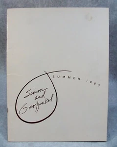 SIMON AND GARFUNKEL 1983 SOMMER KONZERT TOURPROGRAMM/POSTER - Bild 1 von 2