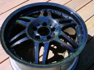 HiGloss HEAVY SPARKLES HOLOGRAPHIC CLEAR TOP Powder Coat Paint, 1 Lb/0.45kg - Picture 1 of 1