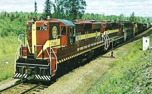 Vanishing Vistas Duluth Missabe and Iron Range JT-199 Train Photograph Card - Picture 1 of 1