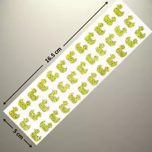 Mrs Grossman's Sticker - LIMITED EDITION - SPARKLE - SMALL Rubber DUCKS - Picture 1 of 1