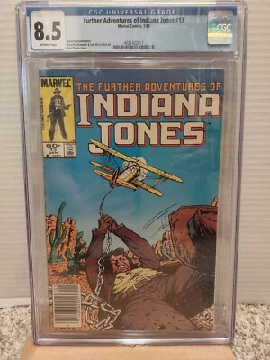 LAS OTRAS AVENTURAS DE INDIANA JONES #13 CGC 8.5 "Marvel Comics" 1984 🇺🇸 Foto 1 de 4