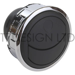 50 mm (2") Chrom runder Lüftungsauslass passend für Eberspacher Webasto Propex - Bild 1 von 4