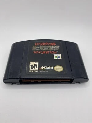 ECW Hardcore Revolution (Nintendo 64 N64, 2000) Cartridge Only - Tested - Image 1 of 4
